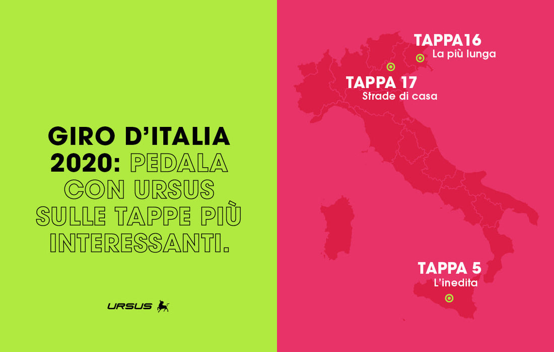 Giro d’Italia 2020: pedala come un pro sulle strade dello stivale, con la guida tappe di Ursus