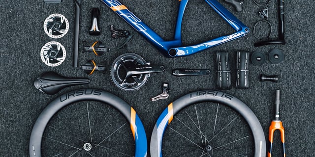 What are the most important components for a racing bike?