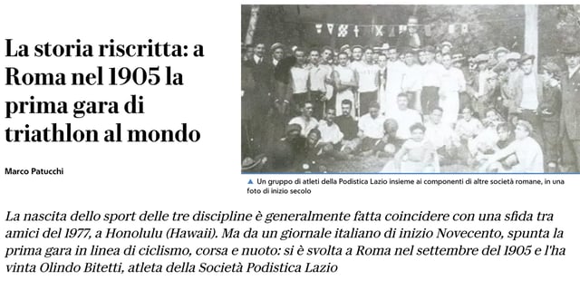 Che cos’è il Triathlon e la storia di questo sport